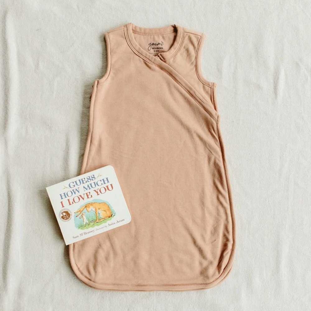 New Goumi Kids 1 TOG Sleepbag Baby Sleep Sack Wearable Blanket Bamboo Sandstone